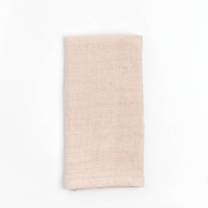 Creative Women - Wholesale Dinner & Cloth Napkin - Stone Washed Linen Hemmed Dinner Napkin