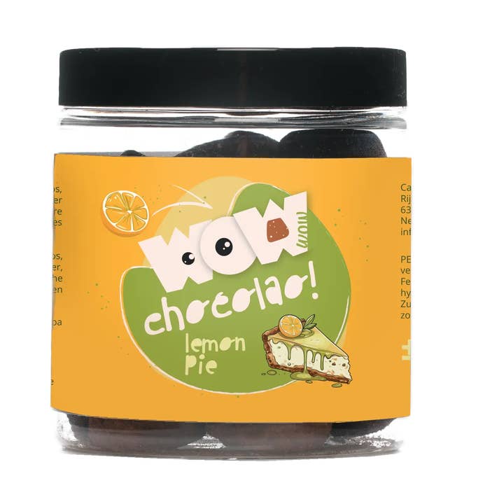 Lemon Pie Chocolate Truffles - Gifting jar 130g for wholesale by WOW Chocolao!