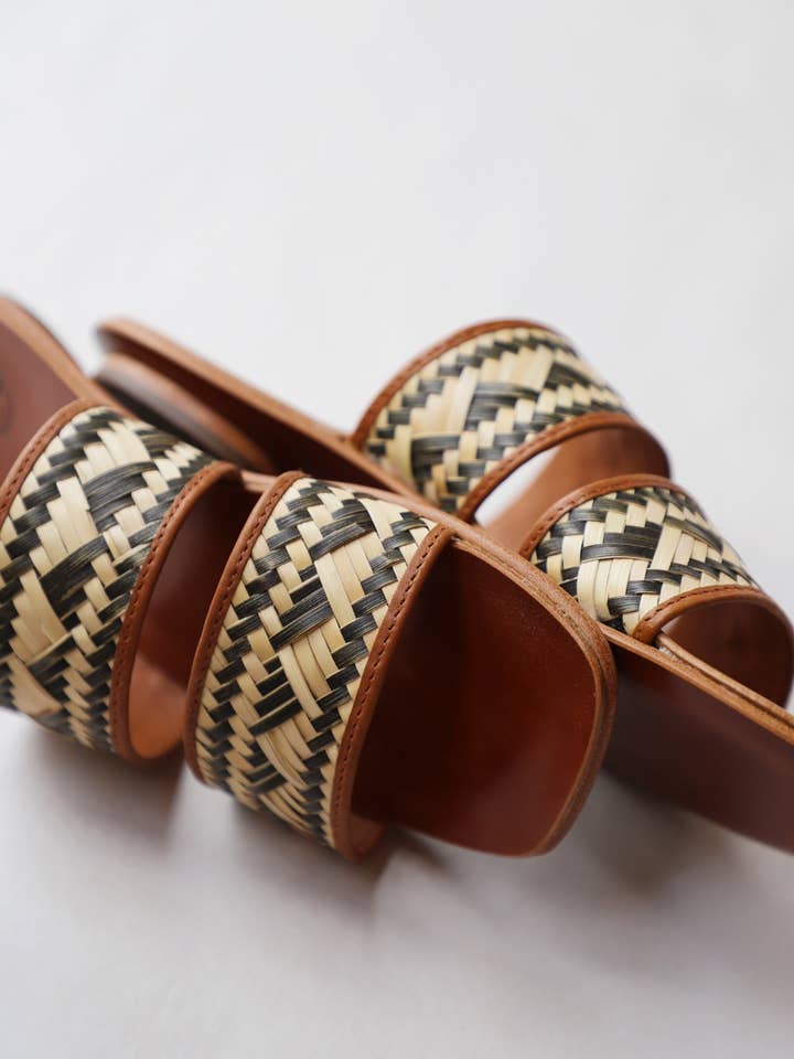 Capim | Handvävd lädersandal för wholesale av Tierra y Mano