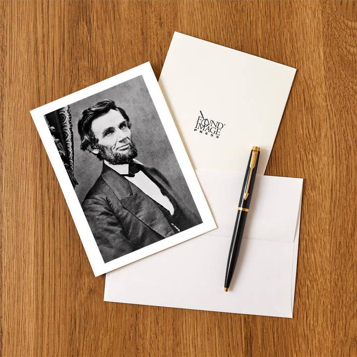Found Image Press - Wholesale Stationery/Notecard Set - Greeting Card PR-112 Abraham Lincoln Photograph1