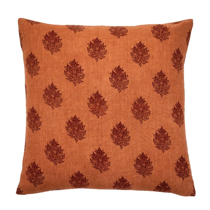 Rishi Cinnamon/Brown Decorative Pillow Cover for wholesale by Alamwar