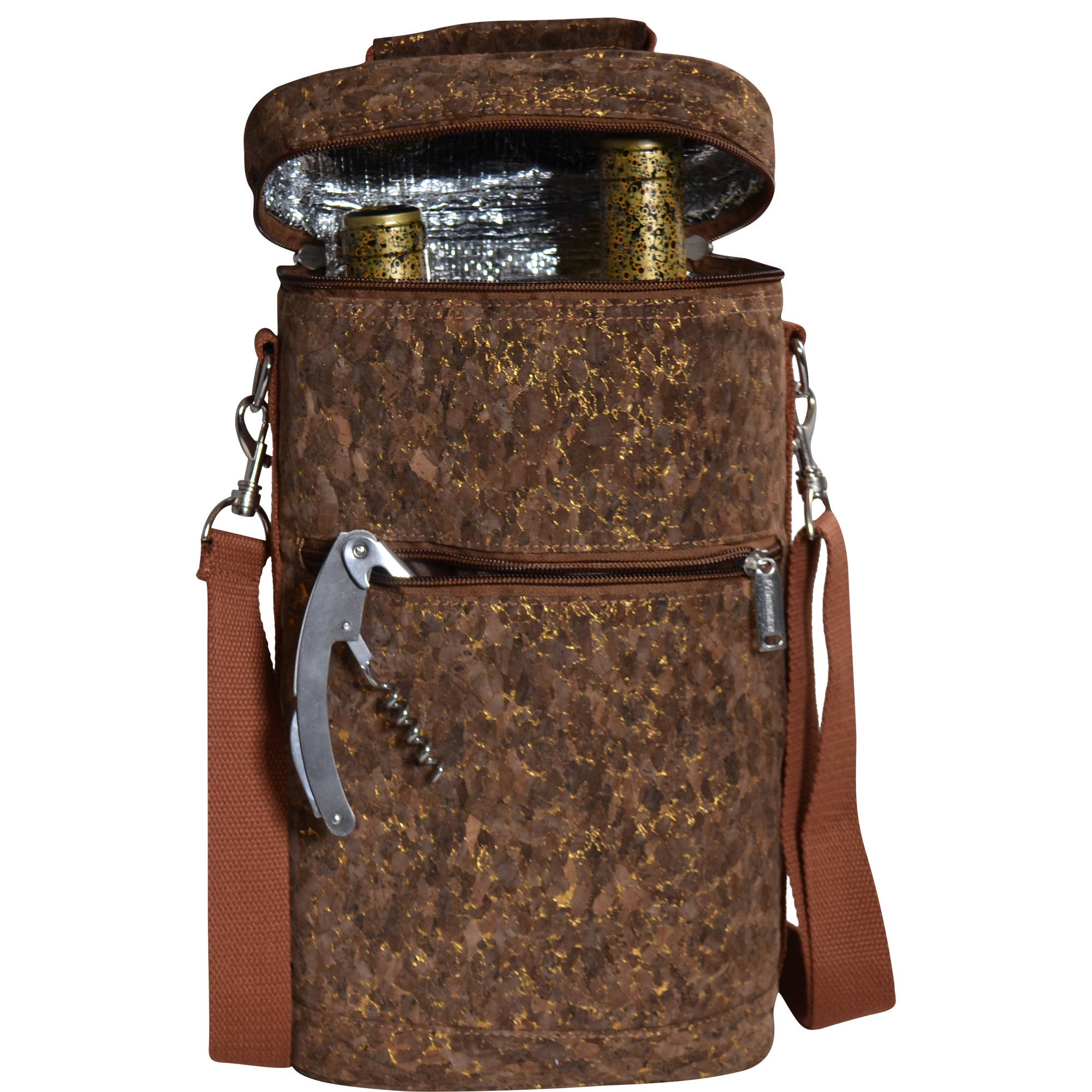 Primeware Inc. - Wholesale Wine Tote - Brandy Two Bottle Carrier Design4