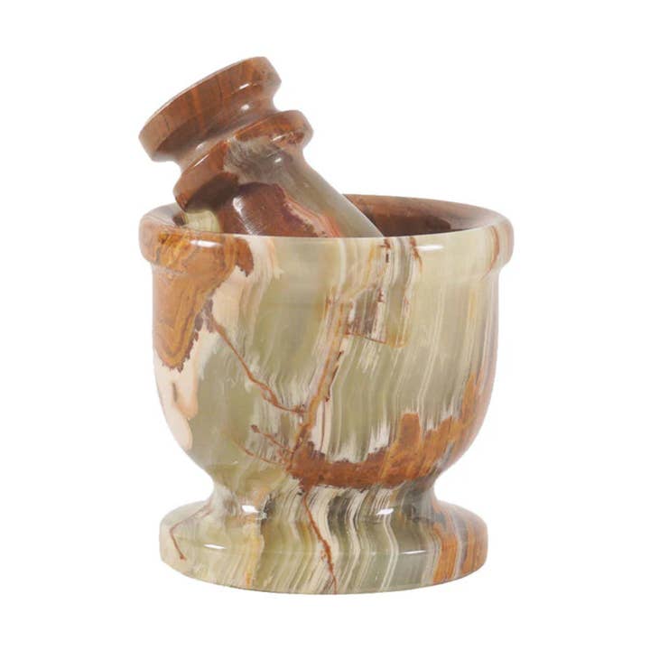 Broyeur à épices en marbre, mortier et pilon de haute qualité pour la vente par Radicaln