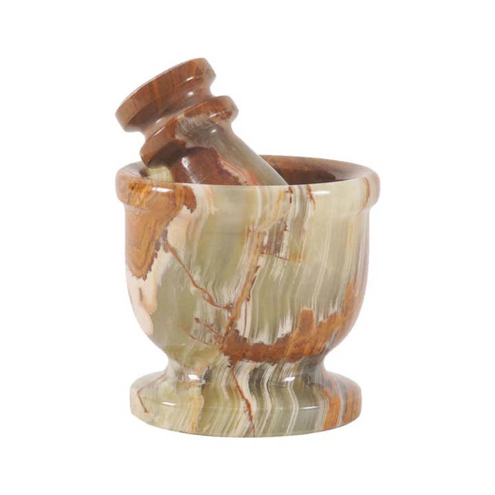 Marmor Kräuter- und Gewürzmühle, Hochwertiger Mörser und Stößel für den Großhandel von Radicaln