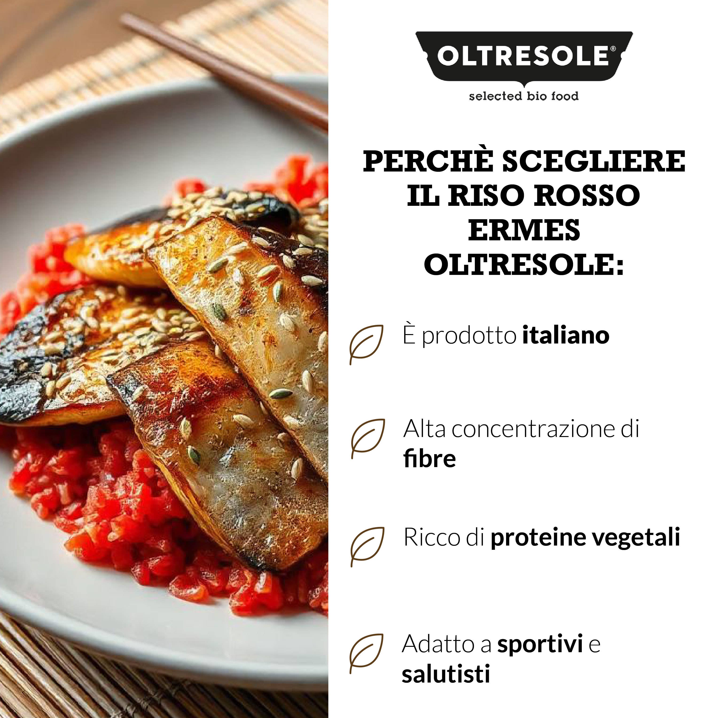 Oltresole - Wholesale Rice - ERMES WHOLE GRAIN RICE (RED) 500 g5