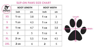 Dogo Pet - Wholesale Pet Boots - Dog - Slip-ON Paws V35