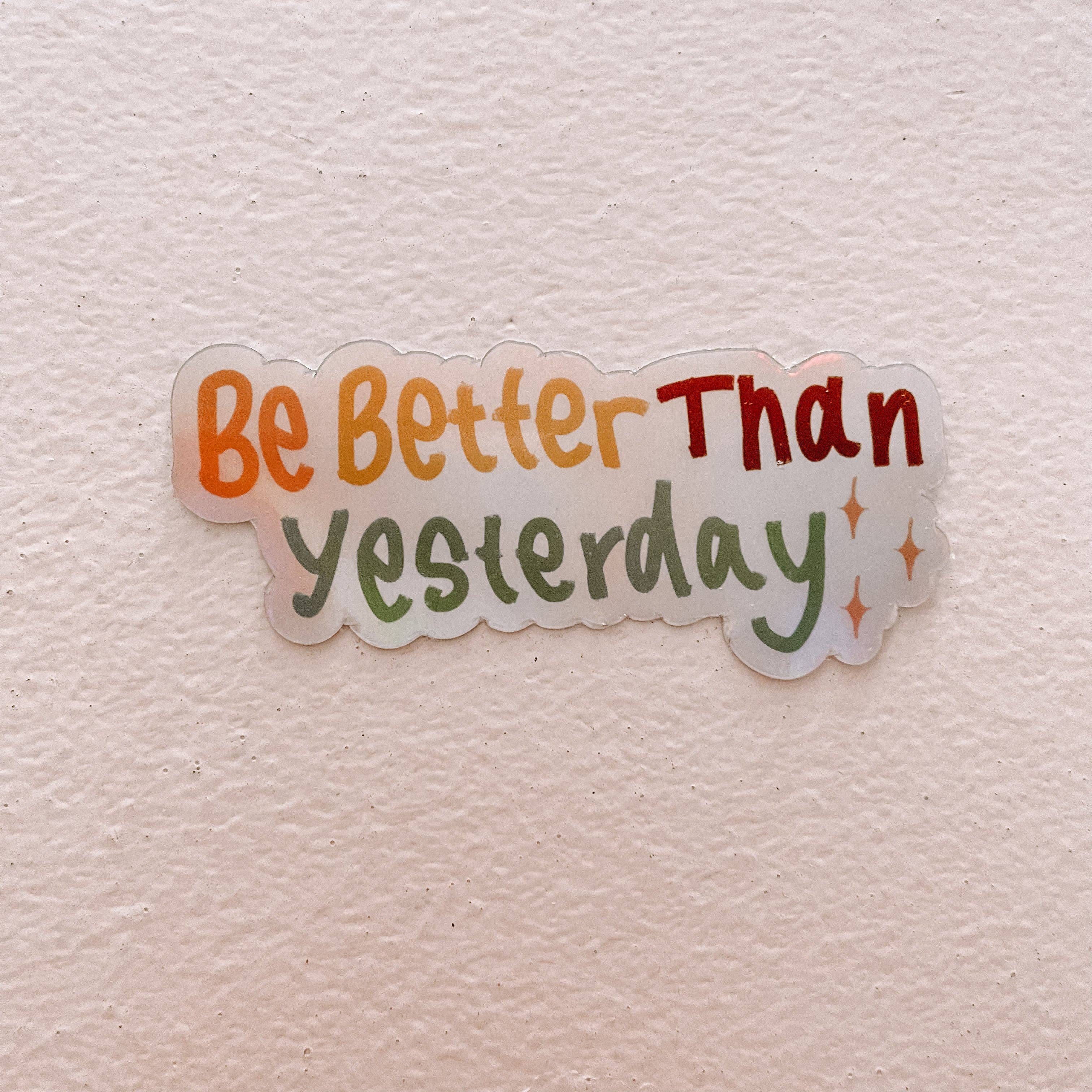 Maddie Green Designs - Wholesale Sticker - Holographic Motivational Quote Vinyl Stickers4