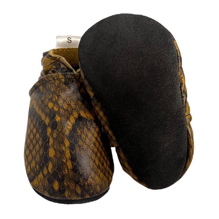 BabySteps - Wholesale Booties - Baby - Brown Cobra Baby Shoes