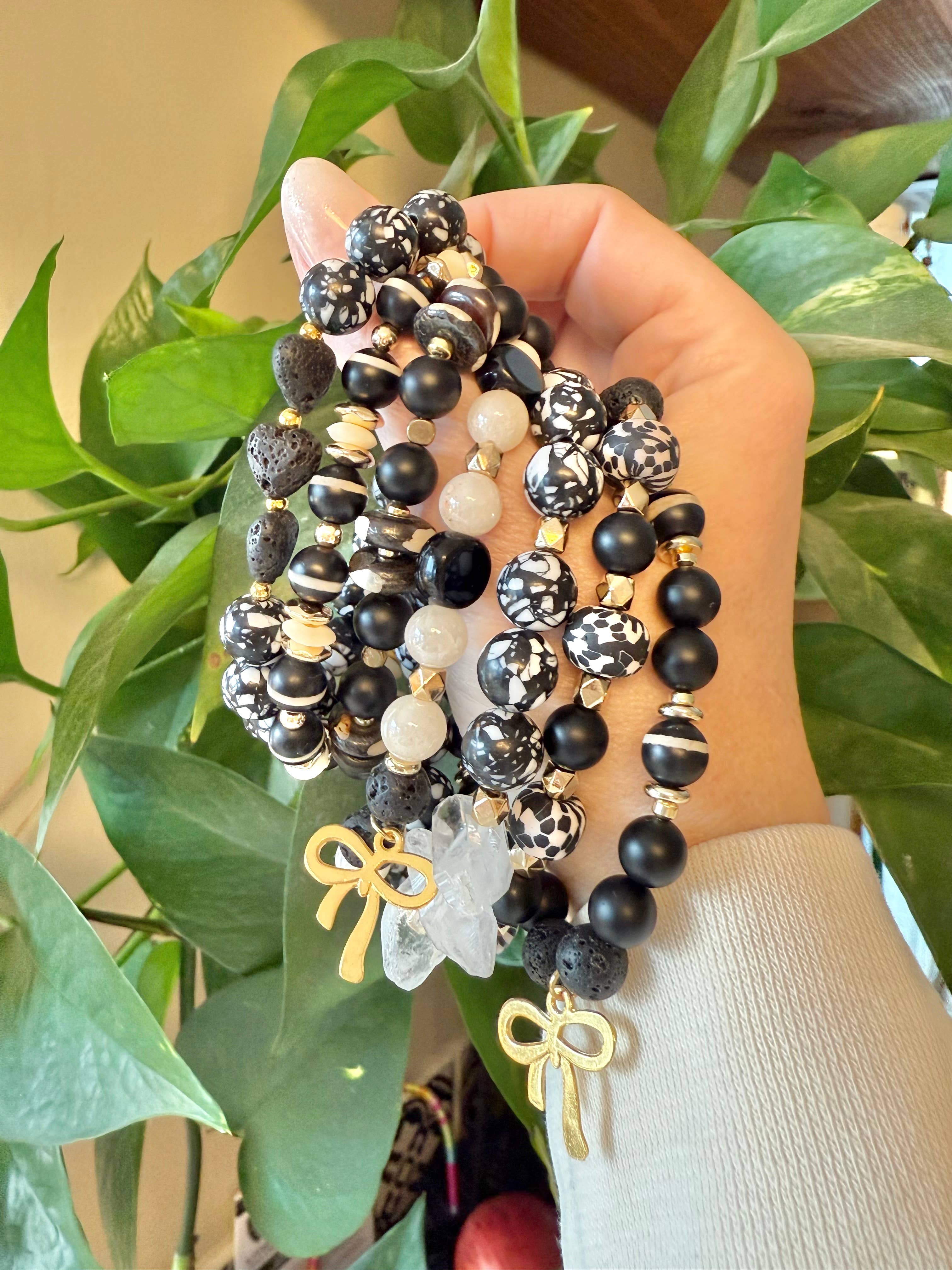 Drops of Wellness Goods - Wholesale Aromatherapy Bracelet - Diffuser Bracelet, Boho, Stretch Bracelet, The Nellie1