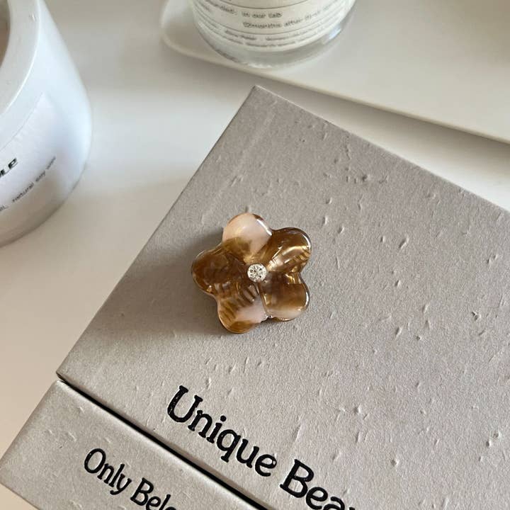 SoapElenGlen - Wholesale Hair Clip - Women's - Adorable Rhinestone - Embellished Flower Mini Hair Clips7