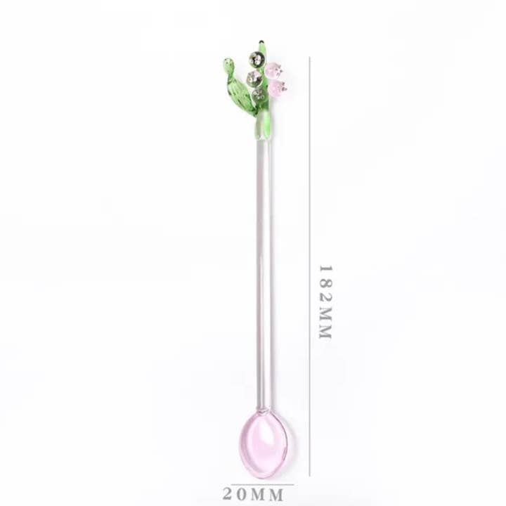 IVORE.GROUP - Wholesale Drink Stirrer - Flower Shape Glass Stirring Rod Mixing Sticks| Drink stirrer