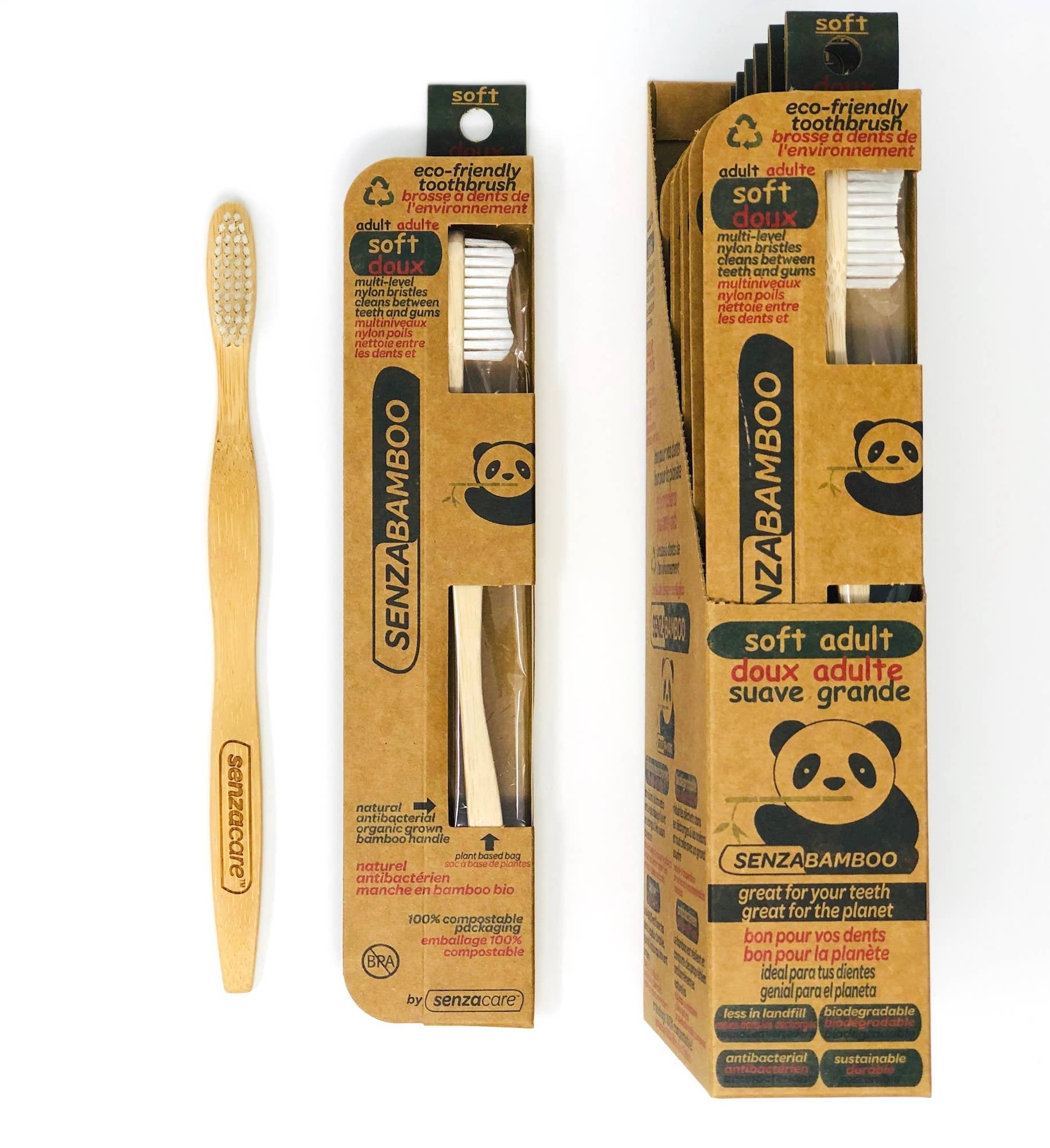 senza bamboo toothbrush