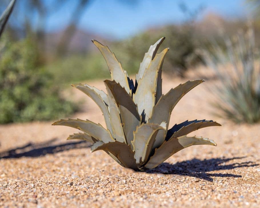 Desert Steel - Vente Plantes artificielles - Métal Américain Agave4