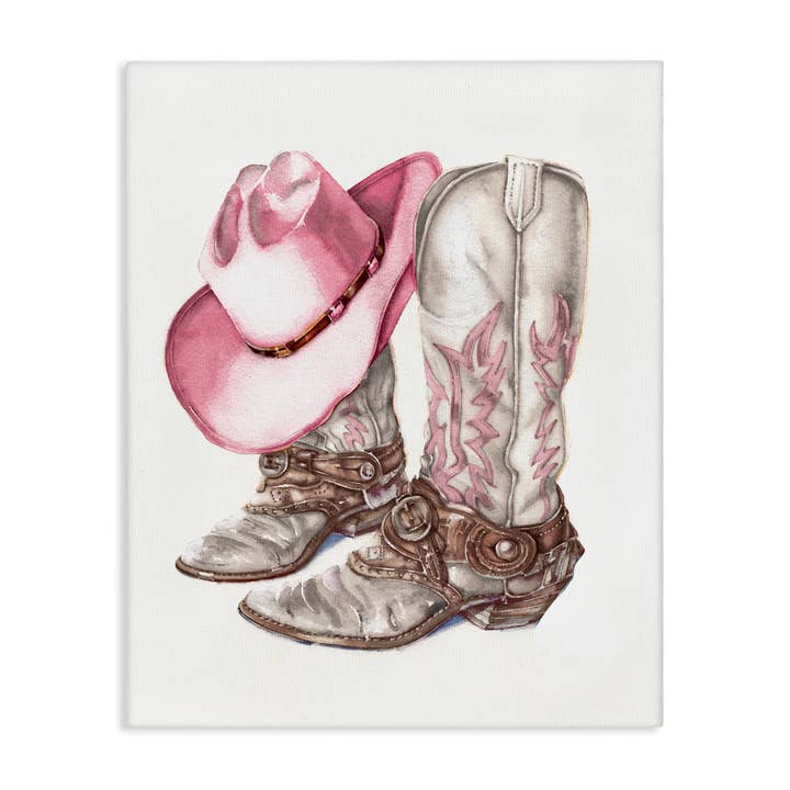 Stupell Industries - Wholesale Wall Sign - Pink Glam Cowgirl Boots - Unframed Wall Art5