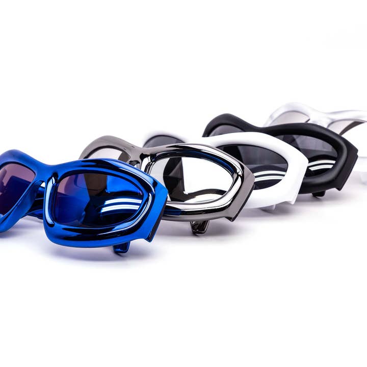 Still Friday - Wholesale Sunglasses - Women's - Oversized Iceman Blobby Fashion Sunglasses