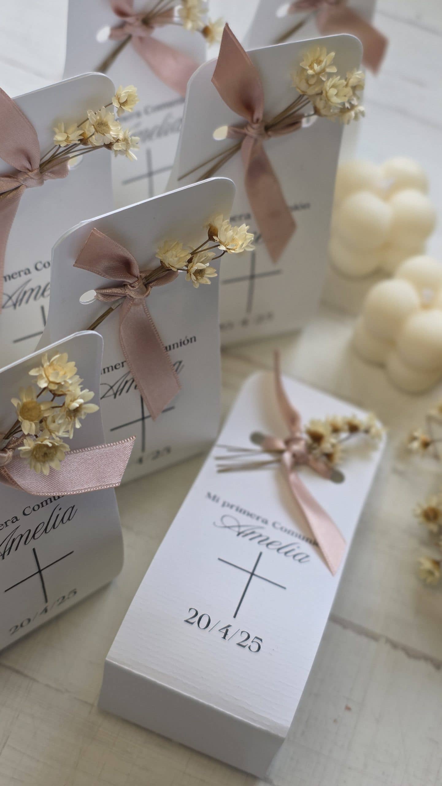 Staller - Vente Bougies originales - Bougie Mini Bubble Personnalisée Mariage1