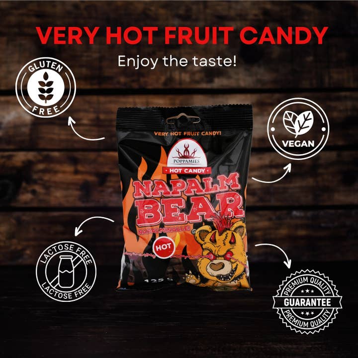 Lukata LTD - Wholesale Gummy - Chili Gummy Bear Sweets Warm en kruidig 125g2