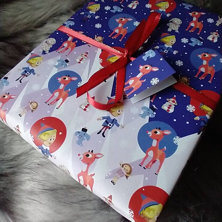 BoyPilot Goods - Wholesale Wrapping Paper Roll - Rudolph Wrapping Paper - Flat Pack Christmas Gift Wrap4