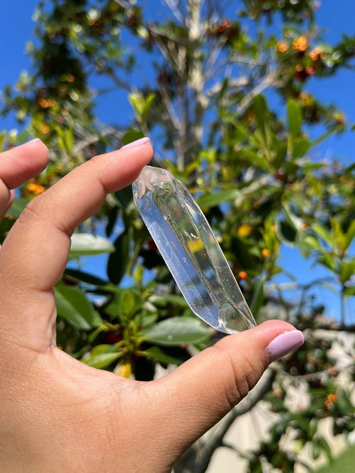 Clear Quartz Crystal Natural Point #5 for wholesale by Sivalya