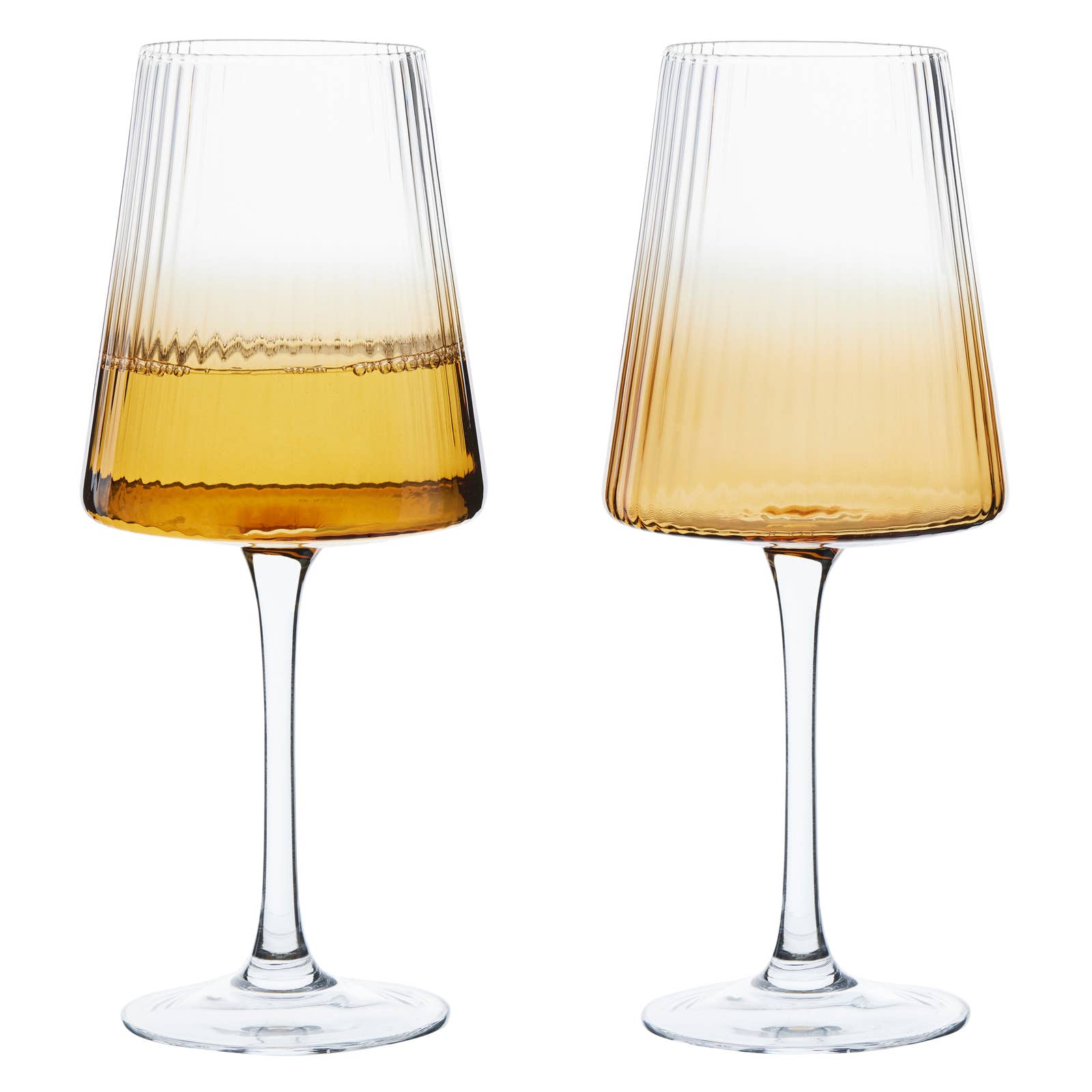 The DRH Collection BV - Wholesale Wine Glass - Set of 2 Empire Wine Glasses Amber3