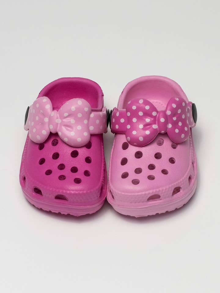 ROSA FUCHSIA Bow garden eva shoe - 2 colors- Box 24 pairs for wholesale on Faire0