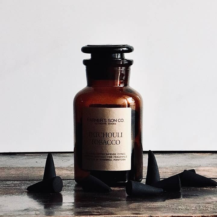 Farmer’s Son Co. - Wholesale Incense - Farmer's Son Co. - Patchouli + Tobacco Incense Cones