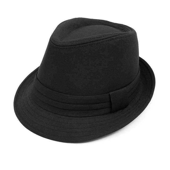 Selini New York - Wholesale Fedora - Men's - Spring/Summer Fashion Trilby Fedora with Black Band3