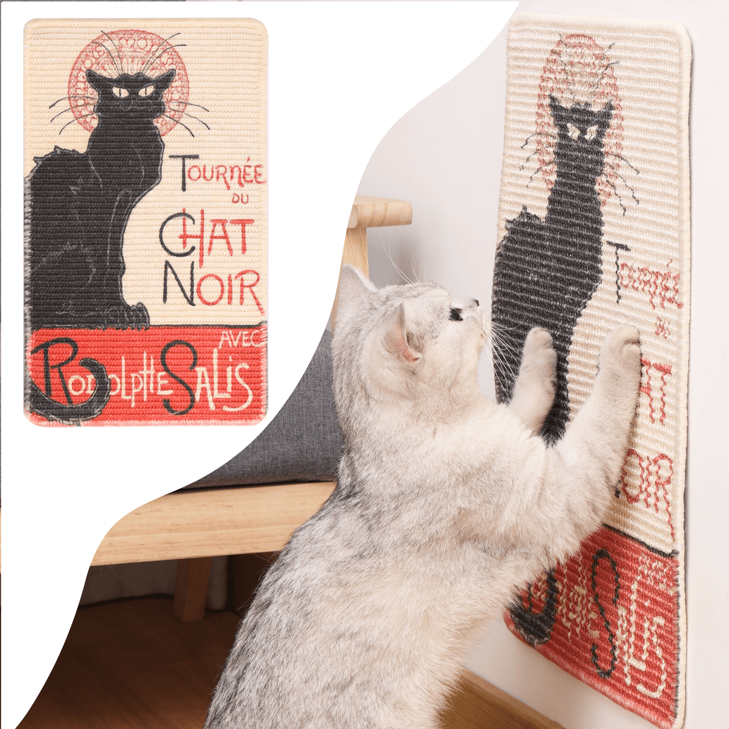 Furrther - Wholesale Pet Scratcher - Cat - Art-Inspired Natural Sisal Scratching Mat15
