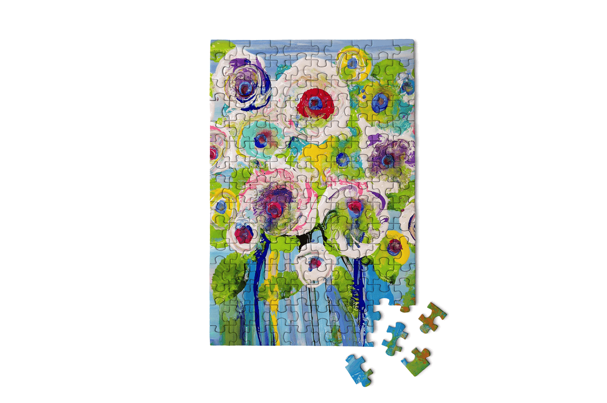 Micro Puzzles - Wholesale Puzzle - Adult - Bouquet of Beauty Mini Jigsaw Puzzle Tube Gift for Mom2