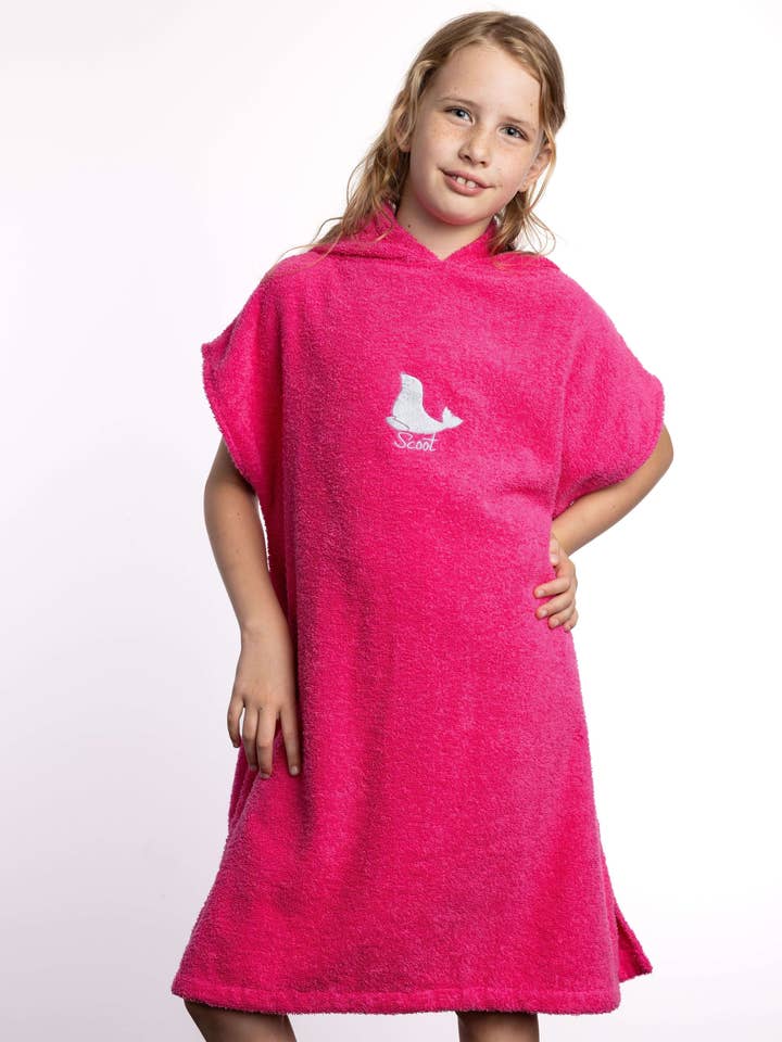 Scoot the Seal Hooded Change Robe Children for wholesale by Creek Lifestyle