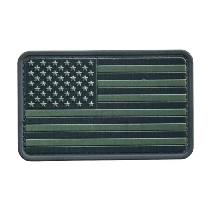 ARTPATCHES - Wholesale Patch - USA Flag PVC Patch – 3D Hook-and-Loop | 8 Colors3