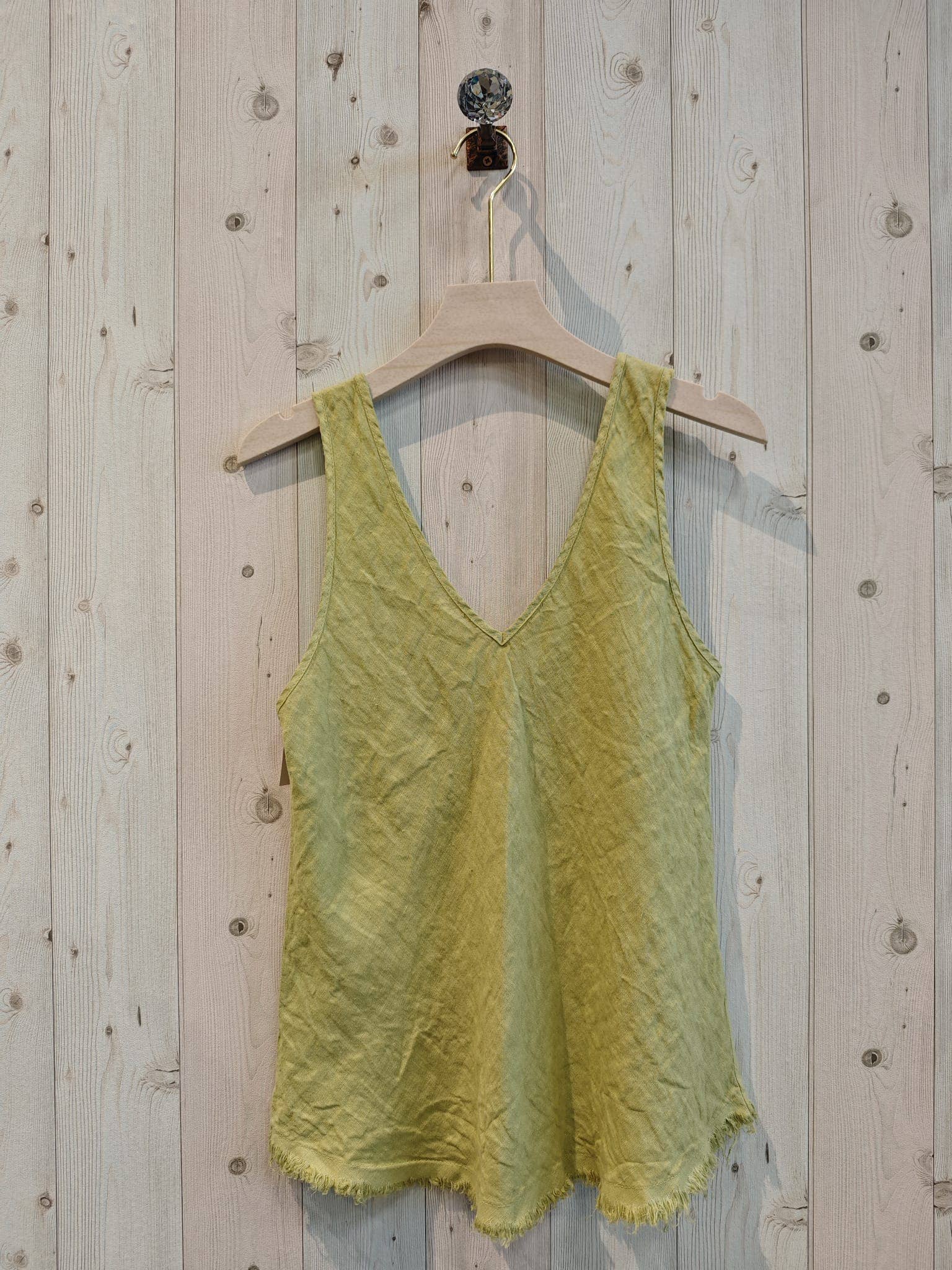Linen & More - Wholesale Tank Top - Women's - REF 21591 100% SISA LINEN T-SHIRT11