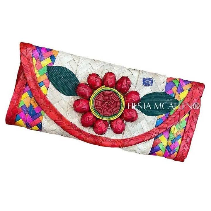 Authentic Mexican Palm and Corn Husk Wallet for wholesale by Fiesta McAllen LLC