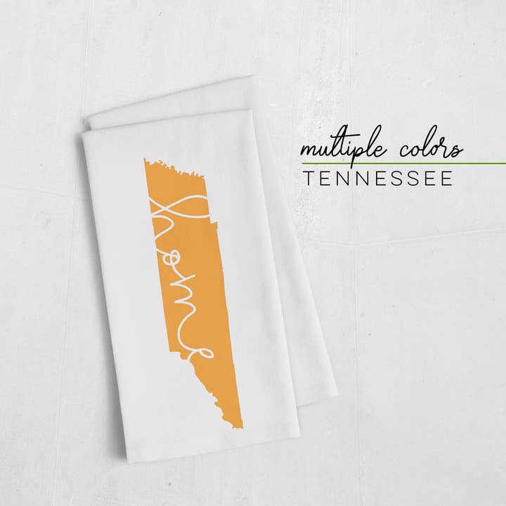 Tennessee „home“ Geschirrtuch | Mehrere Farben für den Großhandel von Paperfinch Design
