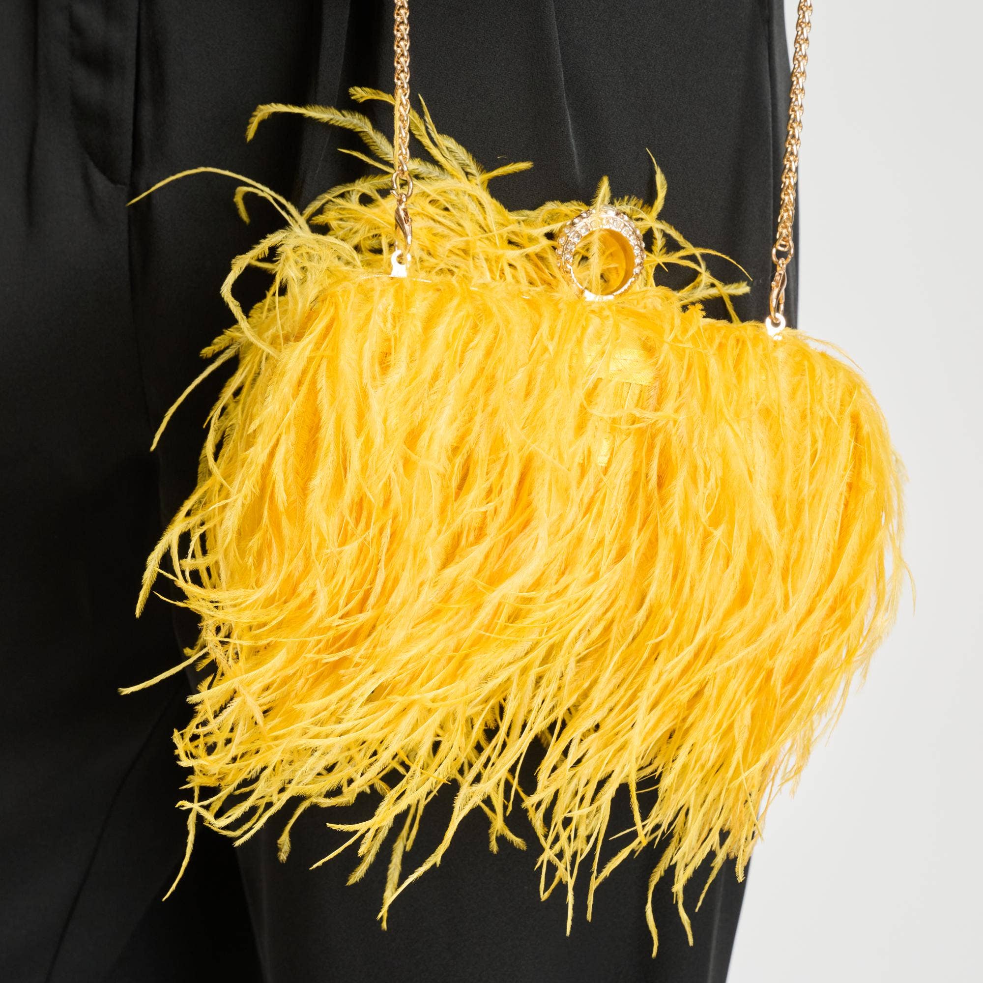 Moda Luxe - Wholesale Clutch Bag - Women's - Harlow Feather Evening Bag20