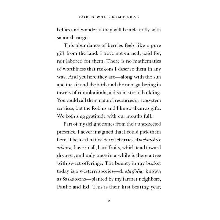Simon & Schuster - Wholesale Book - Adult - Serviceberry by Robin Wall Kimmerer