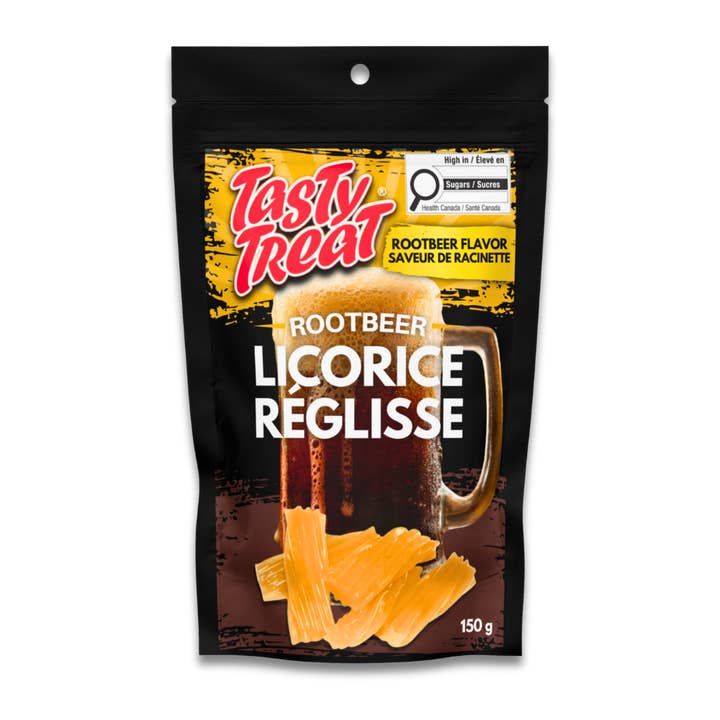 Rootbeer Licorice 150g for wholesale by Tasty Treat