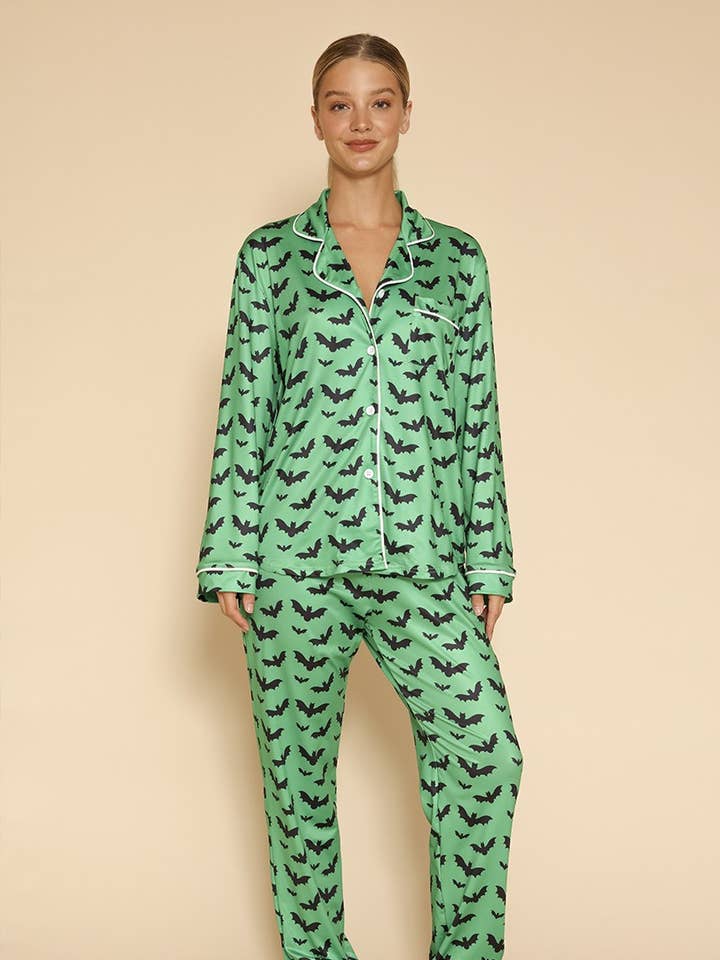 Halloween todelt pyjamasæt for engroshandel hos Miss Sparkling