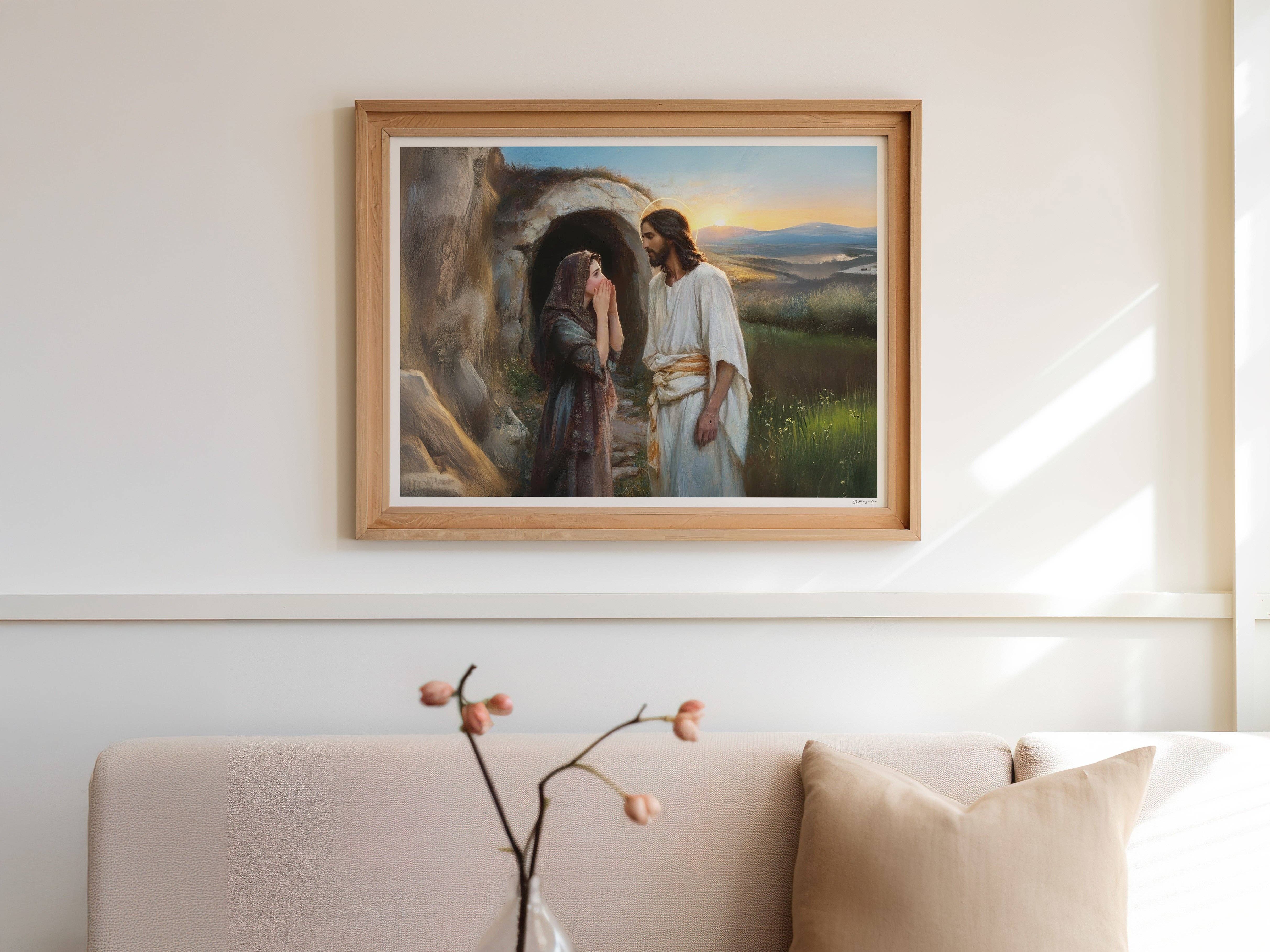 The Painted Gospel - Vendita all'ingrosso Stampa artistica - Il mio Redentore vive | Stampa d'Arte Fatta a Mano Firmata5