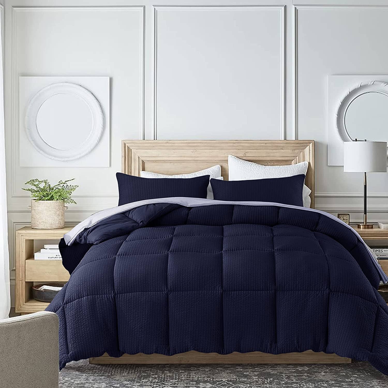 Kasentex - Vente Couette - Couette alternative matelassée réversible toutes saisons4