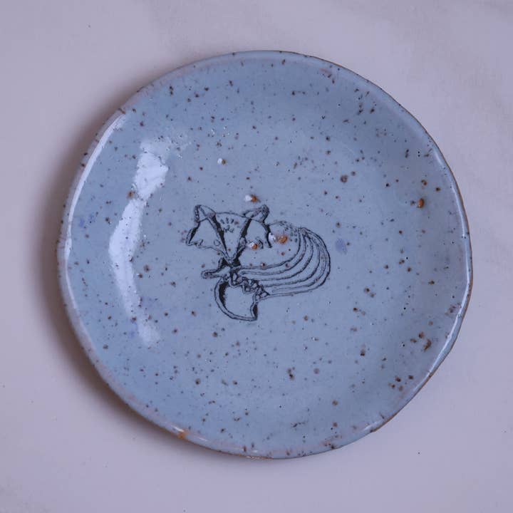 Mini Plate - Fox for wholesale by Mud & Maker