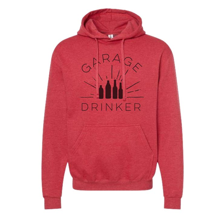 dkhandmade - Wholesale Hoodie - Unisex - GARAGE DRINKER Sweatshirts and Hoodies