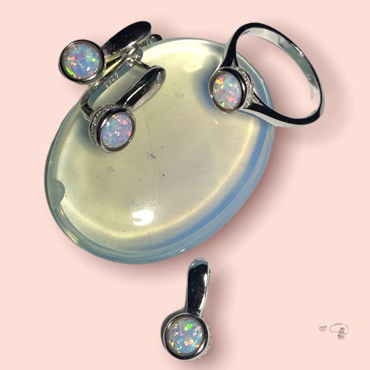 Conjunto de ópalo para venta al por mayor de Shine Juwely