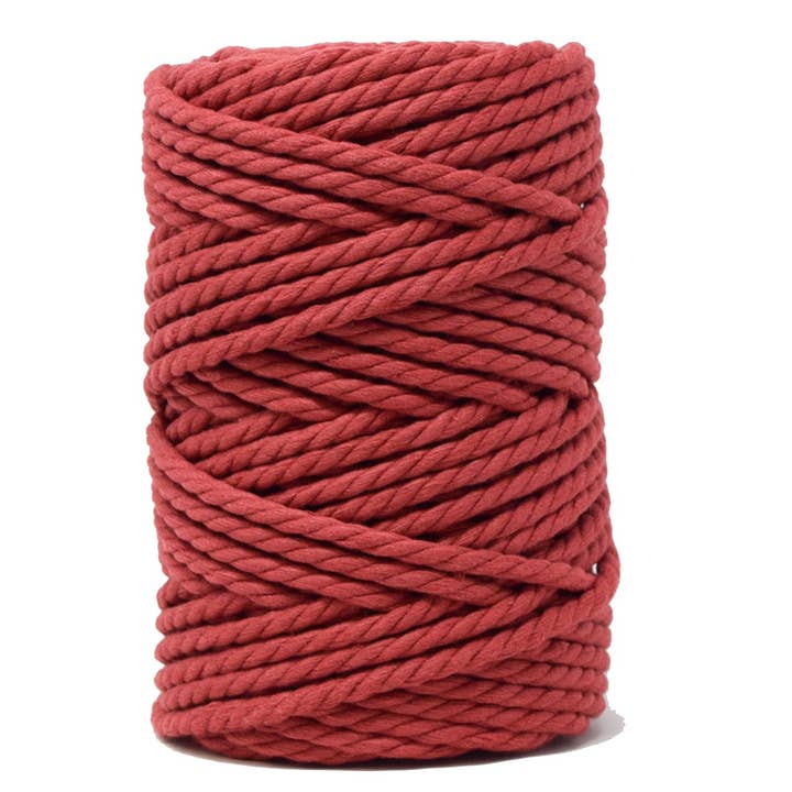 CUERDA DE ALGODÓN ZERO WASTE 5 MM, 3 CAPAS, COLOR AMOUR para venta al por mayor de Ganxxet, Inc.