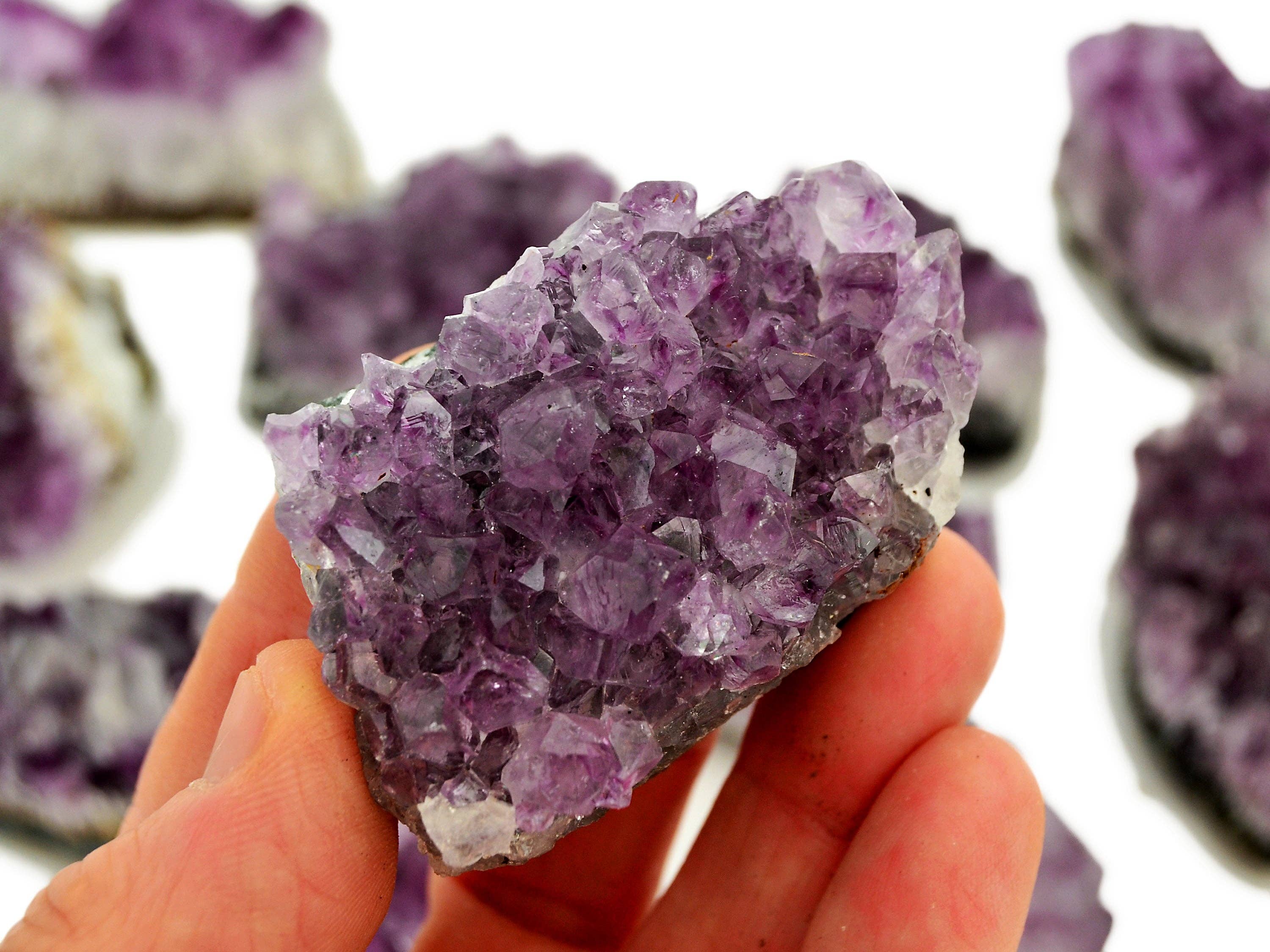 Kaia & Crystals - Wholesale Spiritual Stone/Crystal - Druzy Amethyst (Brazil) AA+ Quality 1 Kg Lot (10-12 Pcs)2