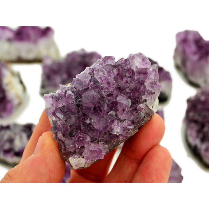 Kaia & Crystals - Wholesale Spiritual Stone/Crystal - Druzy Amethyst (Brazil) AA+ Quality 1 Kg Lot (10-12 Pcs)2