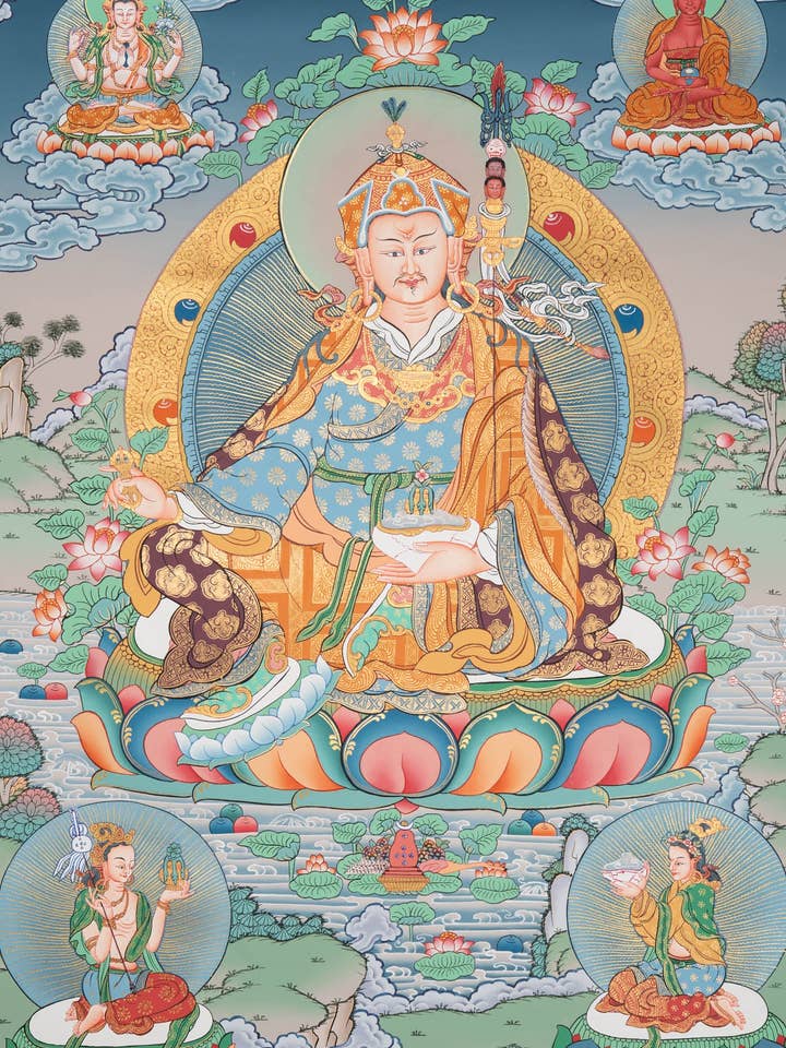 Thangka de Guru Padmasambhava para venta al por mayor de Lucky Thanka