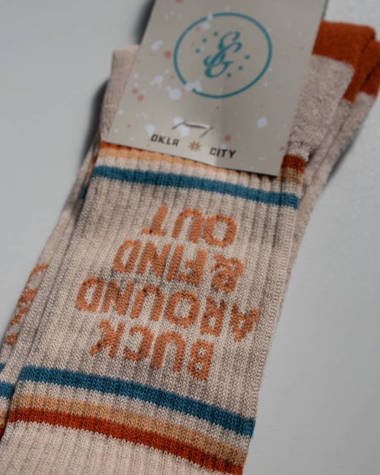 Shop Good - Wholesale Socks - Unisex - Buck Around and Find Out Western Socks8
