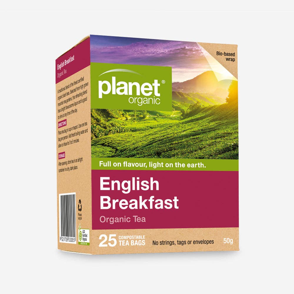 Planet Organic - Wholesale Tea bags - English Breakfast Tea Bags0