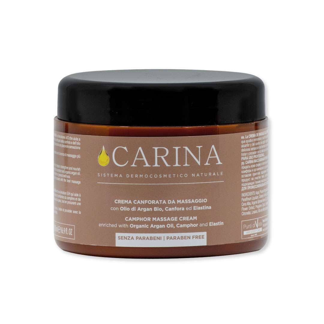 Punti di Vista srl - Wholesale Body Cream/Lotion - Carina Slimming Camphor Cream 500 ml0